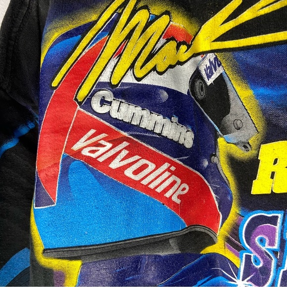 Vintage 1999 Nascar MARK MARTIN Size XL The 6 Shooter All Over T Shirt Anvil - Picture 9 of 13